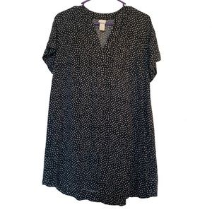 H&M Black and White Floral Dress